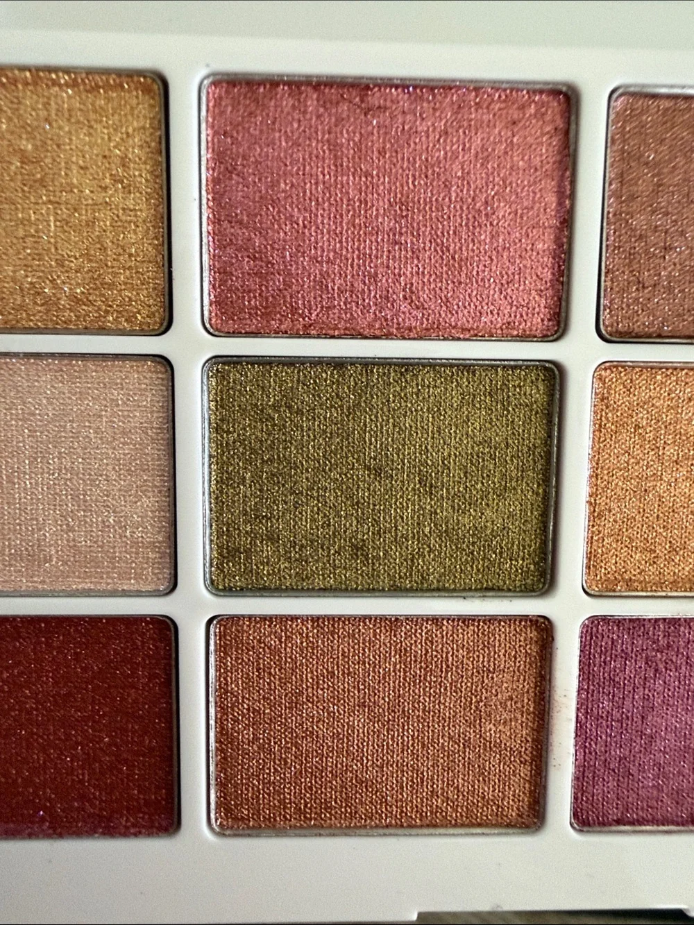 Makeup By Mario 12-Shade Metallic Palette - Gold, Pink, Teal, Bronze, Olive